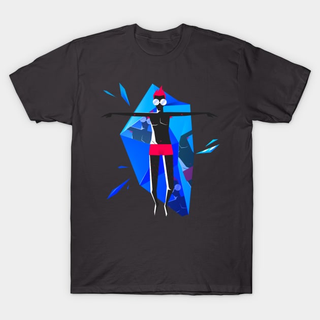 Graphic dude T-Shirt by Polygonal Mess